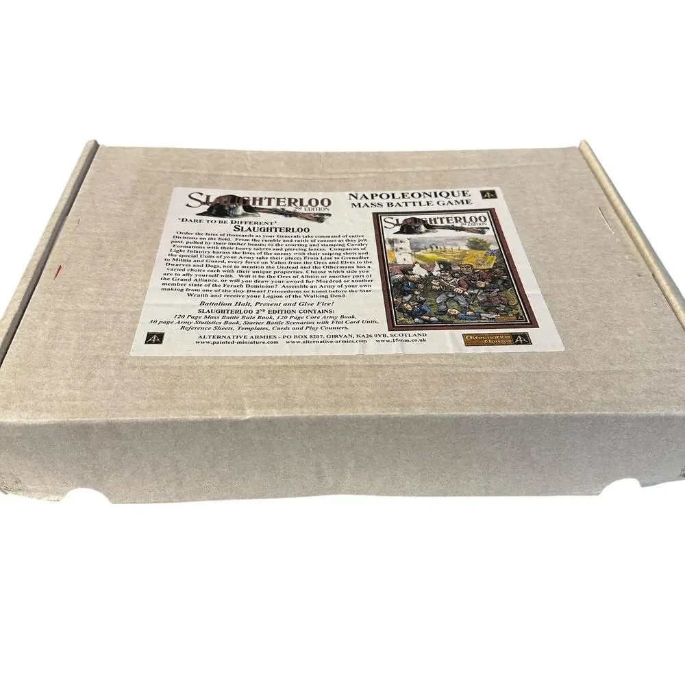 Slaughterloo 2nd Edition Napoleonique Mass Battle Game Kit With Books